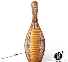 藤藝編織，光影詩篇 葫蘆型304落地燈點亮時尚中式家居